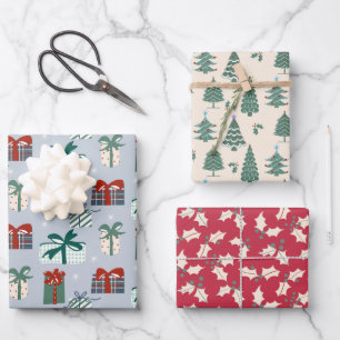 Christmas Nostalgia wrapping Inpakpapier Vel