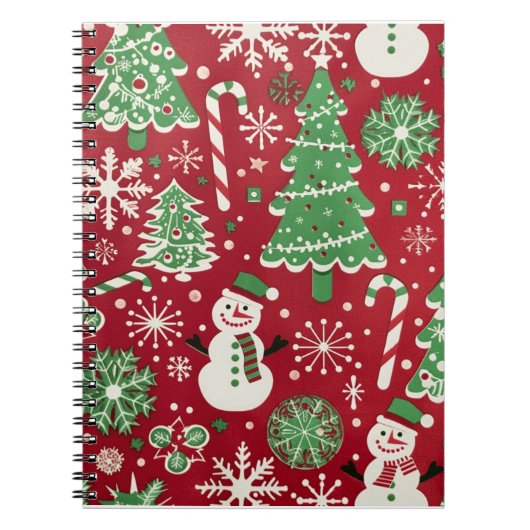 Christmas Notebooks – Festive Journals & Holiday Notitieboek (Voorkant)