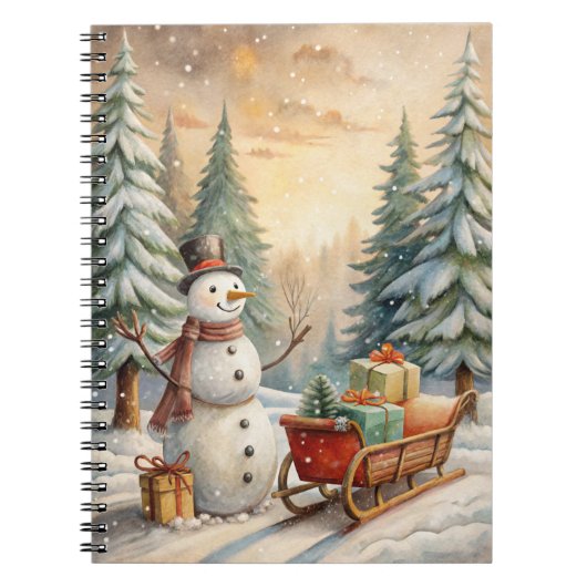 Christmas Notebooks – Festive Journals & Holiday Notitieboek (Voorkant)