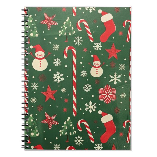 Christmas Notebooks – Festive Journals & Holiday Notitieboek (Voorkant)