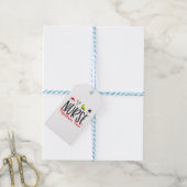 Christmas Nurse2 Cadeaulabel (Met Touw)