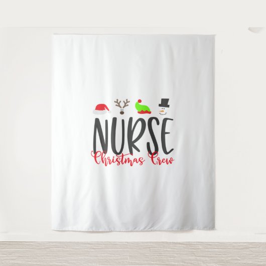 Christmas Nurse2 Wandkleed (Voorkant)