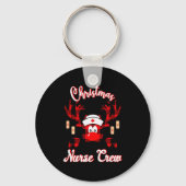 Christmas Nurse Crew - A Reindeer Nurse Buffalo Pl Sleutelhanger (Voorkant)