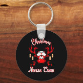 Christmas Nurse Crew - A Reindeer Nurse Buffalo Pl Sleutelhanger (Voorkant)