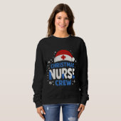 Christmas Nurse Crew – Funny Holiday Nurse T-Shirt (Voorkant volledig)