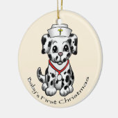 Christmas Nurse Dog aangepaste ornamenten (Links)