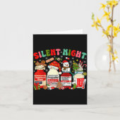 Christmas Nurse Funny Peppermint Mocha Profol Er E Kaart (Gele Bloem)