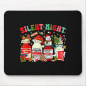 Christmas Nurse Funny Peppermint Mocha Profol Er E Muismat (Voorkant)