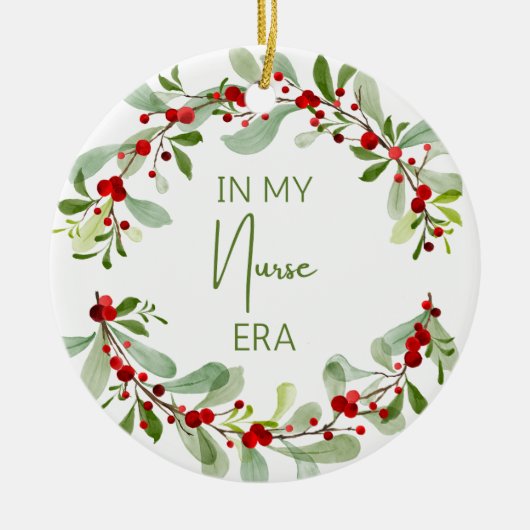Christmas Nurse Ornament (Voorkant)