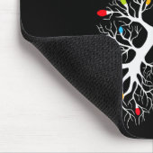 Christmas Nurse Resratory Therast Lung Lights Funn Muismat (Hoek)