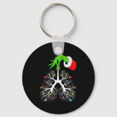 Christmas Nurse Resratory Therast Lung Lights Funn Sleutelhanger (Voorkant)