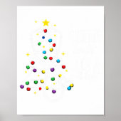 Christmas Nurse Shine Bright Like A Call Light Xma Poster (Voorkant)