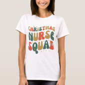 Christmas Nurse Squad T-shirt (Voorkant)