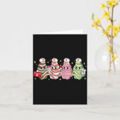 Christmas Nurse Tree Cake Emergency Christmas Rn E Kaart (Gele Bloem)