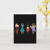 Christmas Nutcracker Ballet - Nutcracker  Kaart (Gele Bloem)