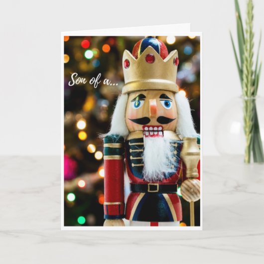 Christmas - Nutcracker Feestdagen Kaart (Voorkant)