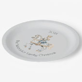 Christmas Nutcracker Horse Waterverf Papieren Bordje (Gekanteld)