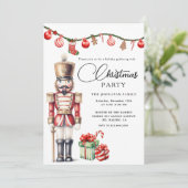 Christmas Nutcracker Isolated Kaart (Staand voorkant)