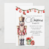 Christmas Nutcracker Isolated Kaart (Voorkant / Achterkant)