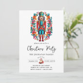 Christmas Nutcracker Isolated Kaart (Staand voorkant)