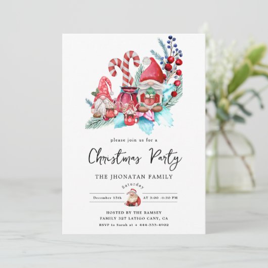 Christmas Nutcracker Isolated Kaart (Staand voorkant)