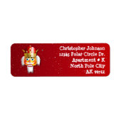 Christmas Nutcracker King Etiket (Voorkant)