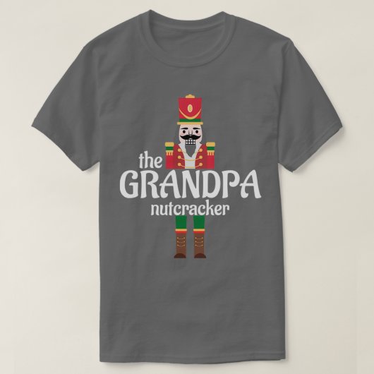 CHRISTMAS NUTCRACKER KOST HET GRANDPA NUTCRACKE T-SHIRT (Design voorkant)