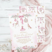 Christmas Nutcracker One DerLand pink ballet baby  Kaart