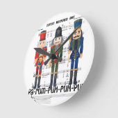 Christmas Nutcracker Ronde Klok (Hoek)