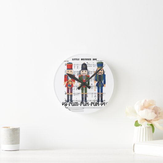 Christmas Nutcracker Ronde Klok (Huis)