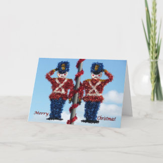 Christmas Nutcracker Soldiers Greeting Card Feestdagen Kaart