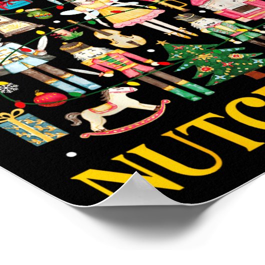 Christmas Nutcracker Squad Ballet Dance Women Kid  Poster (Hoek)