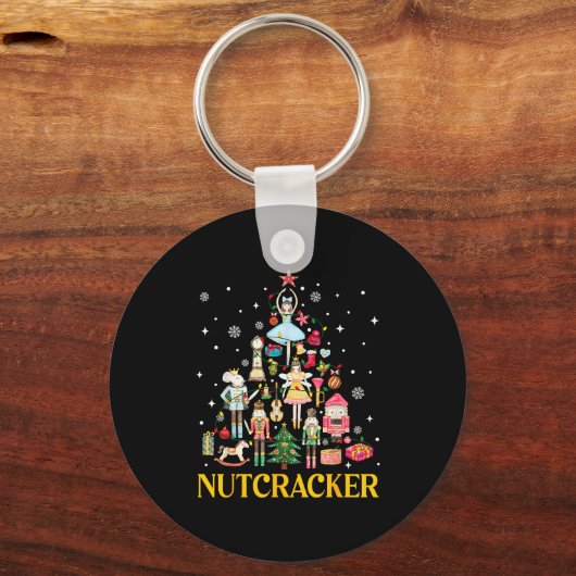 Christmas Nutcracker Squad Ballet Dance Women Kid  Sleutelhanger (Voorkant)