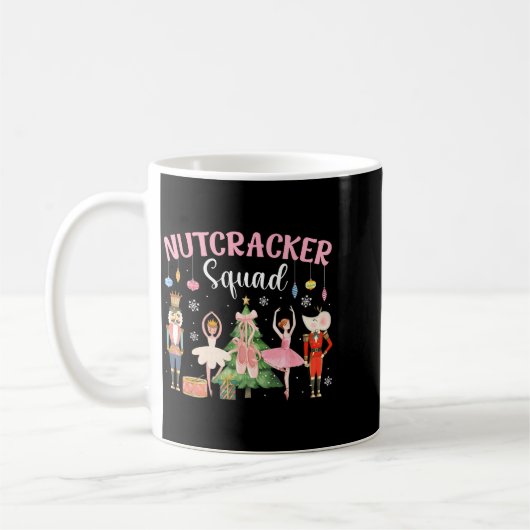 Christmas Nutcracker Squad Ballet Dance Women Kids Koffiemok (Links)