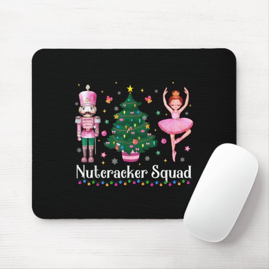 Christmas Nutcracker Squad Ballet Dance Women Kids Muismat (Met muis)