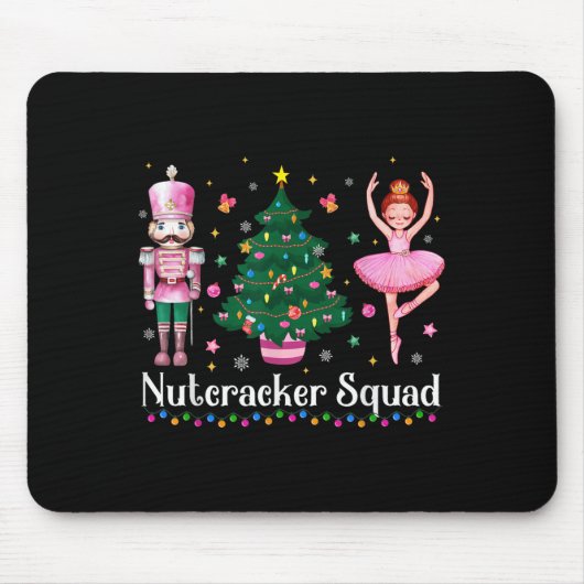 Christmas Nutcracker Squad Ballet Dance Women Kids Muismat (Voorkant)