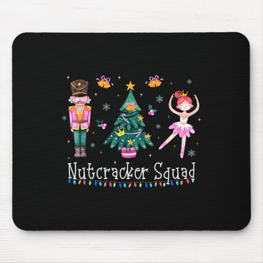 Christmas Nutcracker Squad Ballet Dance Women Kids Muismat (Voorkant)