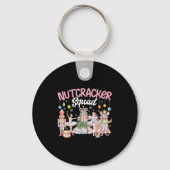 Christmas Nutcracker Squad Ballet Family Matching  Sleutelhanger (Voorkant)