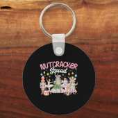 Christmas Nutcracker Squad Ballet Family Matching Sleutelhanger (Voorkant)