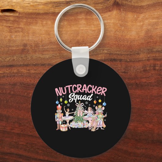 Christmas Nutcracker Squad Ballet Family Matching  Sleutelhanger (Voorkant)
