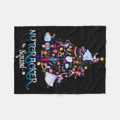 Christmas Nutcracker Squad Byllet Dance Women Kids Fleece Deken (Voorkant (Horizontaal))