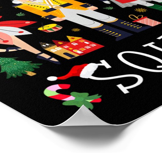 Christmas Nutcracker Squad Byllet Dance Women Kids Poster (Hoek)