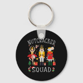 Christmas Nutcracker Squad Byllet Dance Women Kids Sleutelhanger (Voorkant)