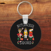 Christmas Nutcracker Squad Byllet Dance Women Kids Sleutelhanger (Voorkant)