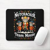 Christmas Nutcracker Team Mouse Funny Soldier Xmas Muismat (Met muis)