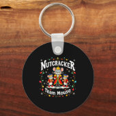 Christmas Nutcracker Team Mouse Funny Soldier Xmas Sleutelhanger (Voorkant)