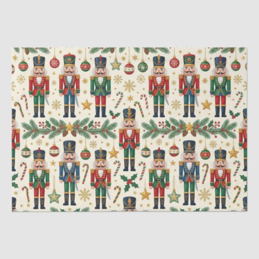 Christmas Nutcracker Tissuepapier (Voorkant)