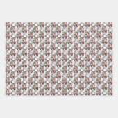 Christmas nutcrackers and lanterns inpakpapier vel (Voorkant)