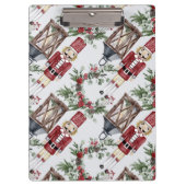 Christmas nutcrackers and lanterns klembord (Voorkant)