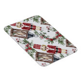 Christmas nutcrackers and lanterns magneet (Rechterzijde)